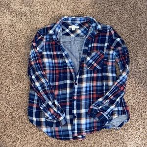 Blue Plaid Buttondown